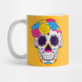 Pansexual Pride - Sugarskull Dia De Los Muertos Mug